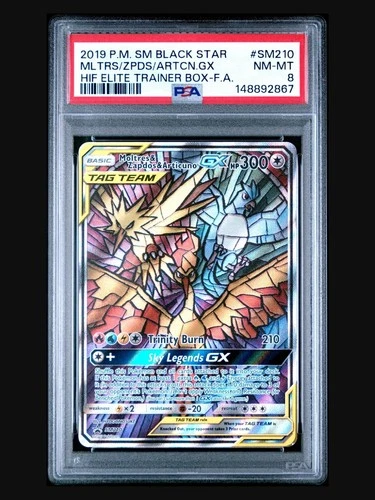2019 POKEMON SM BLACK STAR PROMO #SM210 MLTRS/ZPDS/ARTCN.GX HIF ELITE TRAINER BOX-F.A.