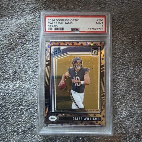 Caleb Williams - 2024 Donruss Optic Rated Rookie Stars - PSA 9!