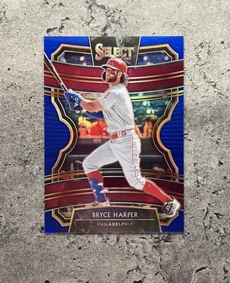 2020 Panini Select Bryce Harper #31 Blue Prizm 140/149 Philadelphia Phillies