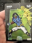 2026 Bo Jackson Battle Arena Glow Battlefoil Warden BF-66