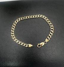 9ct Yellow Gold Curb Bracelet – 7.5", 5.9mm, 9.2g, Excellent Condition