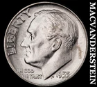 1955 Silver Roosevelt Dime - Choice Gem Brilliant Uncirculated  Lustrous  #J8341