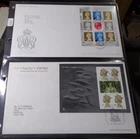 GB QEII FDC x 2. The King and Queens Stamps Hand Cancel (460)