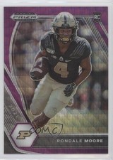 2021 Panini Prizm Draft Picks Purple Wave Prizm Rondale Moore #129 0g4