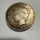 1923 Peace Dollar $1 Silver Coin Circulated Business Strike