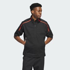 adidas men Core Provisional Short-Sleeve 1/2-Zip Jacket
