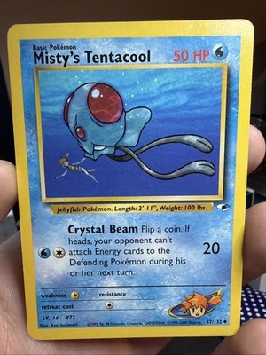 Misty's Tentacool 057/132 Gym Heroes Regular