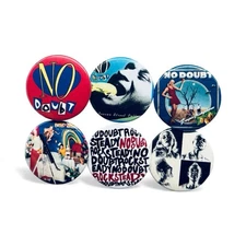 No Doubt Album Covers 1.5” Pin Back Buttons.