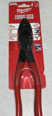 Milwaukee MT500-2 Pair Pliers Set Diagonal And Linemen MT500 & MT508 