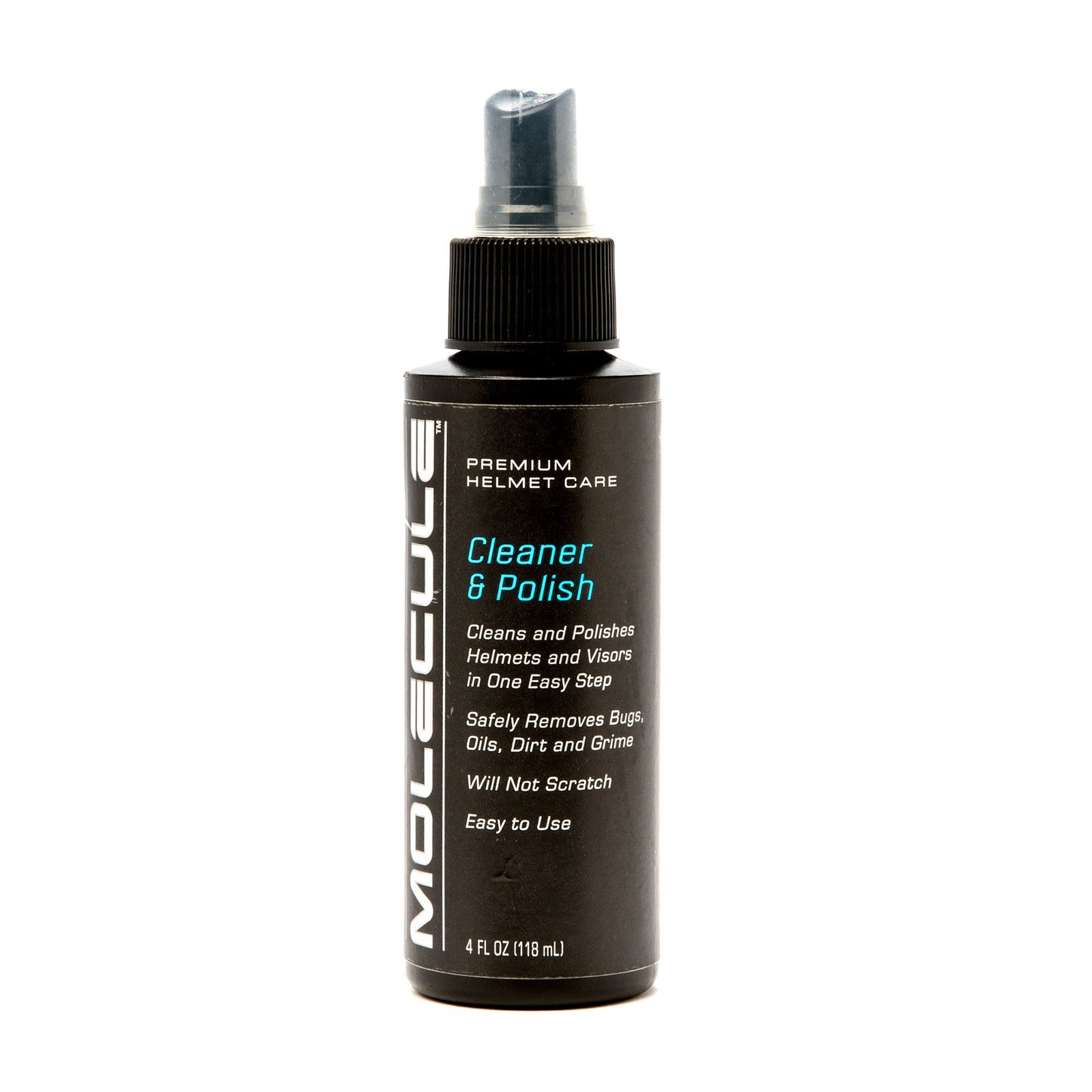 Molecule Helmet Cleaner & Polish 4oz Spray - Race / Rally / Motorcycle