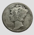 1921-D Mercury Dime 609