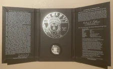 2012-W American Eagle $100 PLATINUM Proof Coin 1 oz bullion OGP & COA - 09360