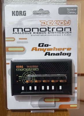 KORG Monotron Delay Analog Ribbon Synthesizer Schwarz