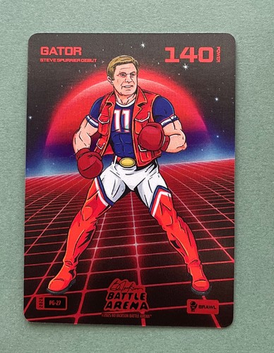 2026 Bo Jackson Battle Arena Gator `Steve Spurrier` Debut Power Glove #PG-27