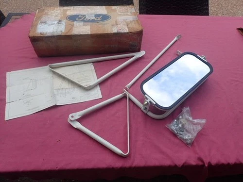 1973-79 Ford truck western style side view mirror kit, LH, NOS! D3TZ-17696-G