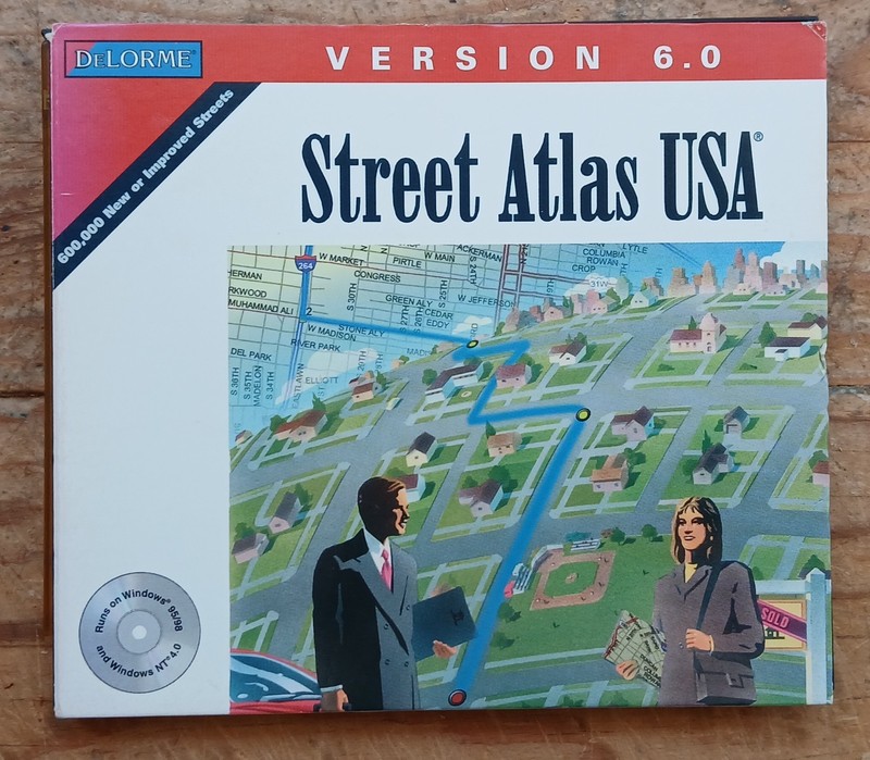 Steet Atlas USA Version 6.0, Set of 2 CDs