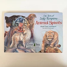 Leanin’ Tree The Art of Jody Bergsma Animal Spirits Blank Card Set 20 Cards
