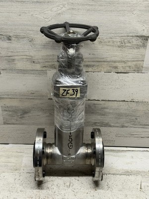 Dixon Eagle Bellows Seal Globe Gate Valve 1-1/2'' Type W8, 316 SS 600 PSI NEW