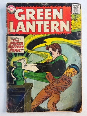 DC Green Lantern Issue No 32 October 1964 Comic Book Power Battery Peril Vintage