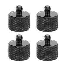 4x CAMVATE 5/8"-27 Female to 1/4" Male Thread Adapter Mic Stand Boom Mount Screw
