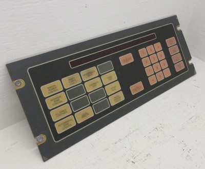 Impact Systems 04-1021-00 Rev A Program Panel Operator Interface Display Keypad
