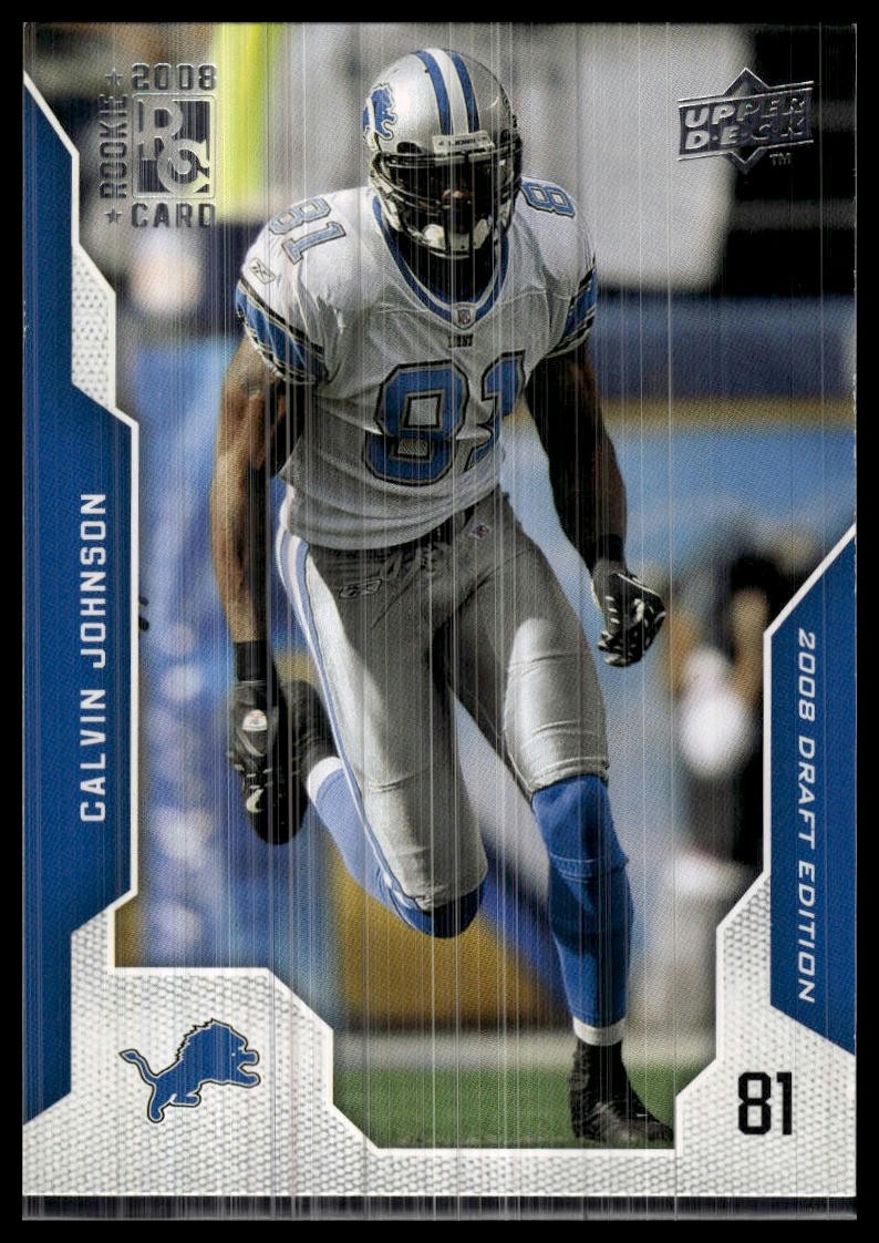 2008 Upper Deck Draft Edition #136 Calvin Johnson