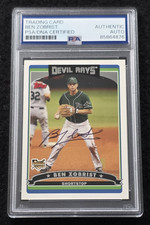 2006 BEN ZOBRIST Signed Topps ROOKIE Card-TAMPA BAY RAYS-CHICAGO CUBS-PSA. rookie card picture