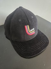 Vintage Levi  s Black Corduroy Hat Cap SnapBack Adjustable