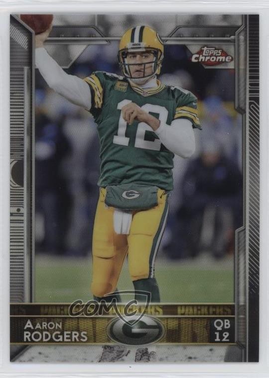 2015 Topps Chrome Refractor Aaron Rodgers #2