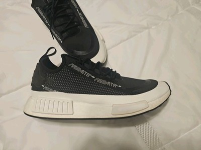  Adidas Men's US12 NMD R1 Spectoo Casual Black White H67408