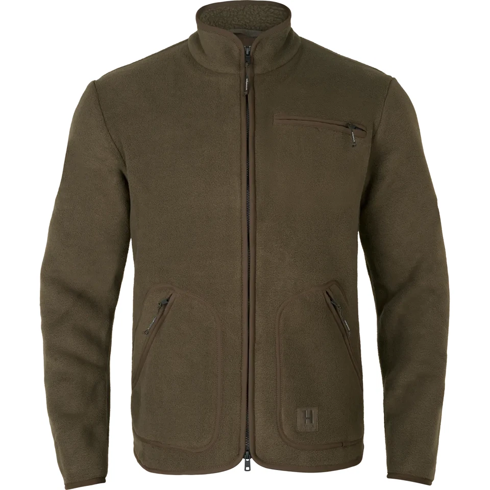 Chaqueta polar Harkila Torsby para hombre verde sauce o azul marino oscuro