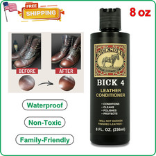 Bickmore "Bick 4" Leather Cleaner, Conditioner  Restore Polish  Protect - 8 oz