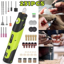 231PCS Electric Drill Dremel Grinder Engraving Pen Grinder Polisher 18000 RPM