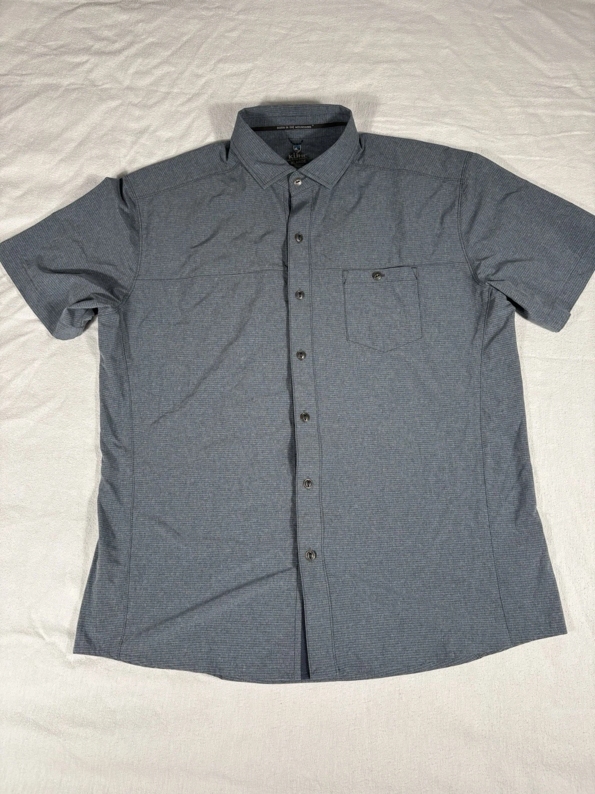 Kuhl Men’s Button Short Sleeve Shirt Hiking Size XL