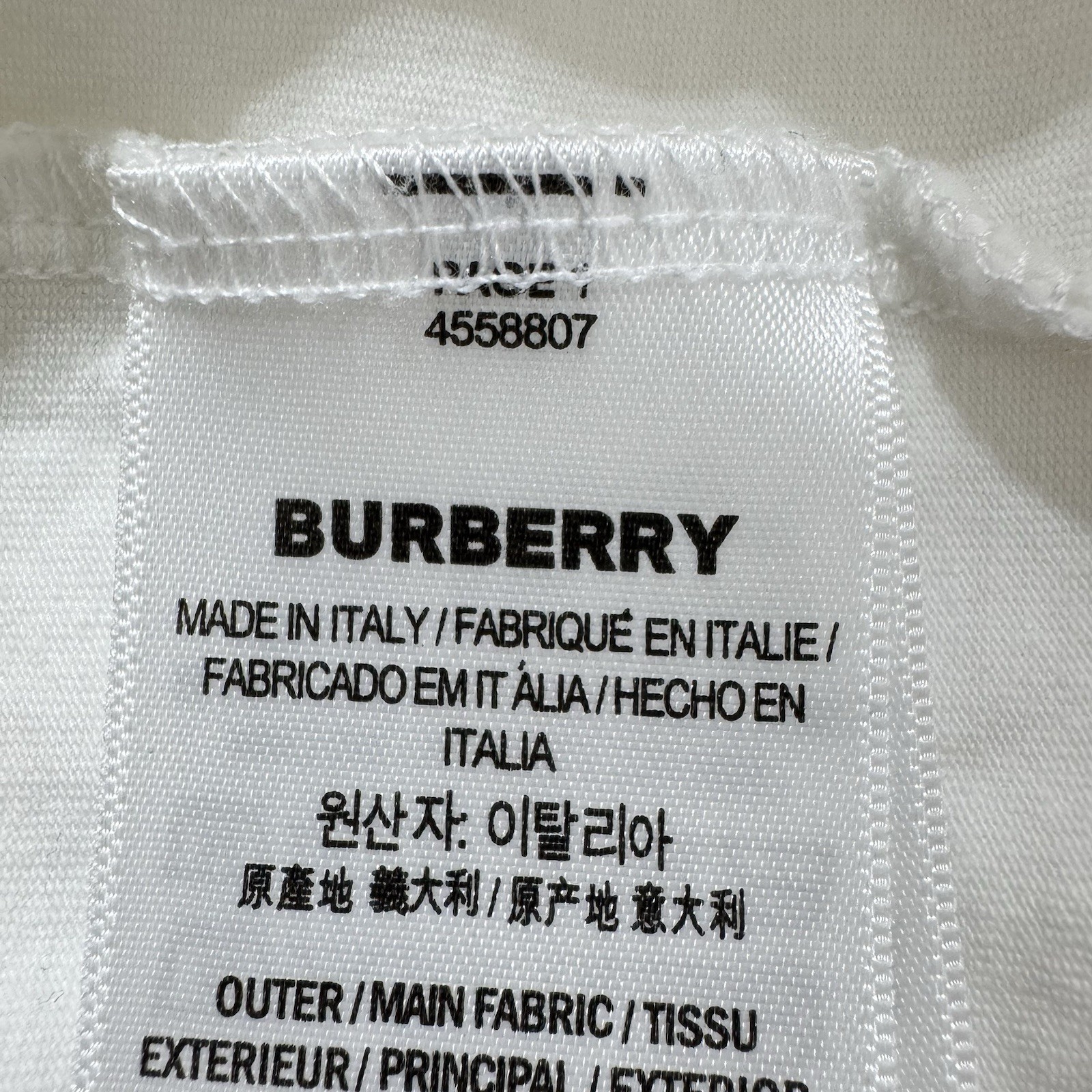 Burberry London Thomas Bear Long Sleeve T-Shirt Men's 2XL* White Graphic Luxury thumbnail 11