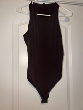 EXPRESS Black Body Contour Bodysuit Size M