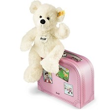Steiff Lotte Teddy Bear in Suitcase - White