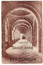 Bretagna Morbihan L'Abbazia Santa Anna Di Kergonan 1947 Illustrazioni