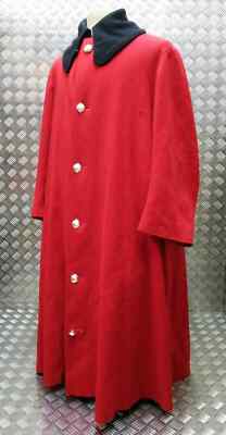 Wool Parade Cloak Coat Life Guards Honi soit qui mal y pense Blue Collar New