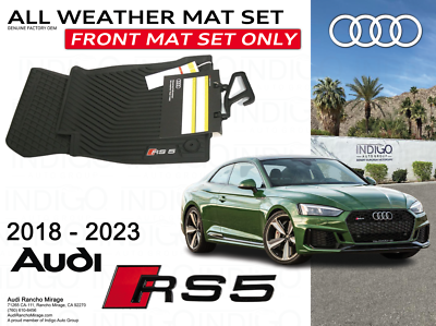 2018-2023 Audi RS5 Coupe Genuine OEM Front Floor Mat Set 