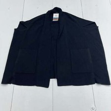 Banana Republic Black Poncho Open Knit Cardigan Sweater Women  s Size XS / S 