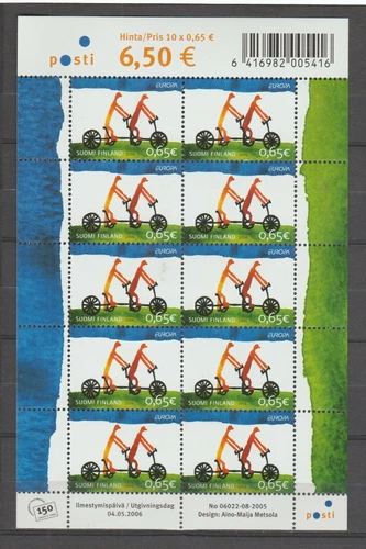 s35986 FINLAND 2006 EUROPE CEPT MNH** MS INTEGRATION