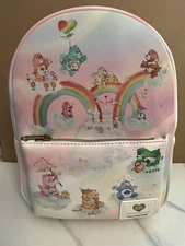 Backpack Care Bears LoungeFly Rainbow Tie-Dye Mini 2023
