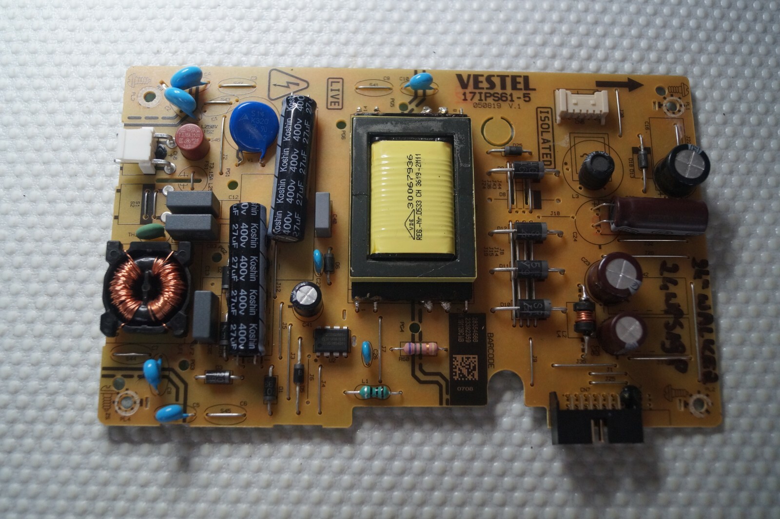 PSU POWER SUPPLY BOARD 17IPS61-5 23392359 24"" POLAROID P24RP0109A