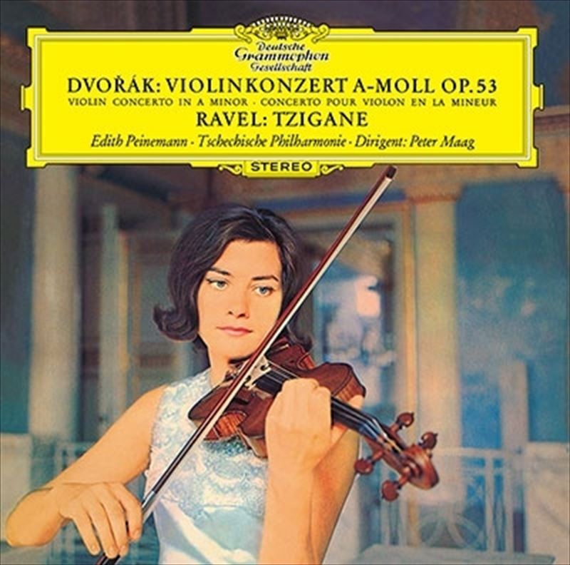 Edith Peineman Dvořák: Violin Konzert Edith Peinemann Dvorak Violin Concerto Ravel Tzigane SACD