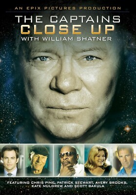 The Captains Close Up (DVD, 2013) William Shatner, Patrick Stewart, Chris Pine