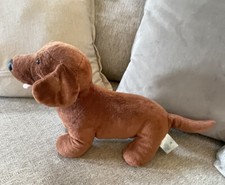Build a Bear plush brown Dachshund Weiner Dog 16 stuffed animal