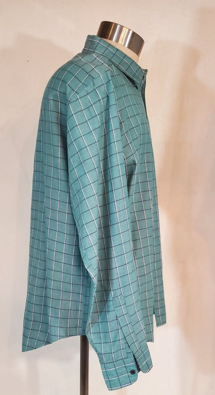 YVES SAINT LAURENT camicia uomo manica lunga con bottoni taglia L