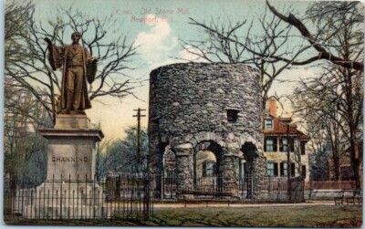 OLD STONE MILL Newport, Rhode Island RI - Postcard