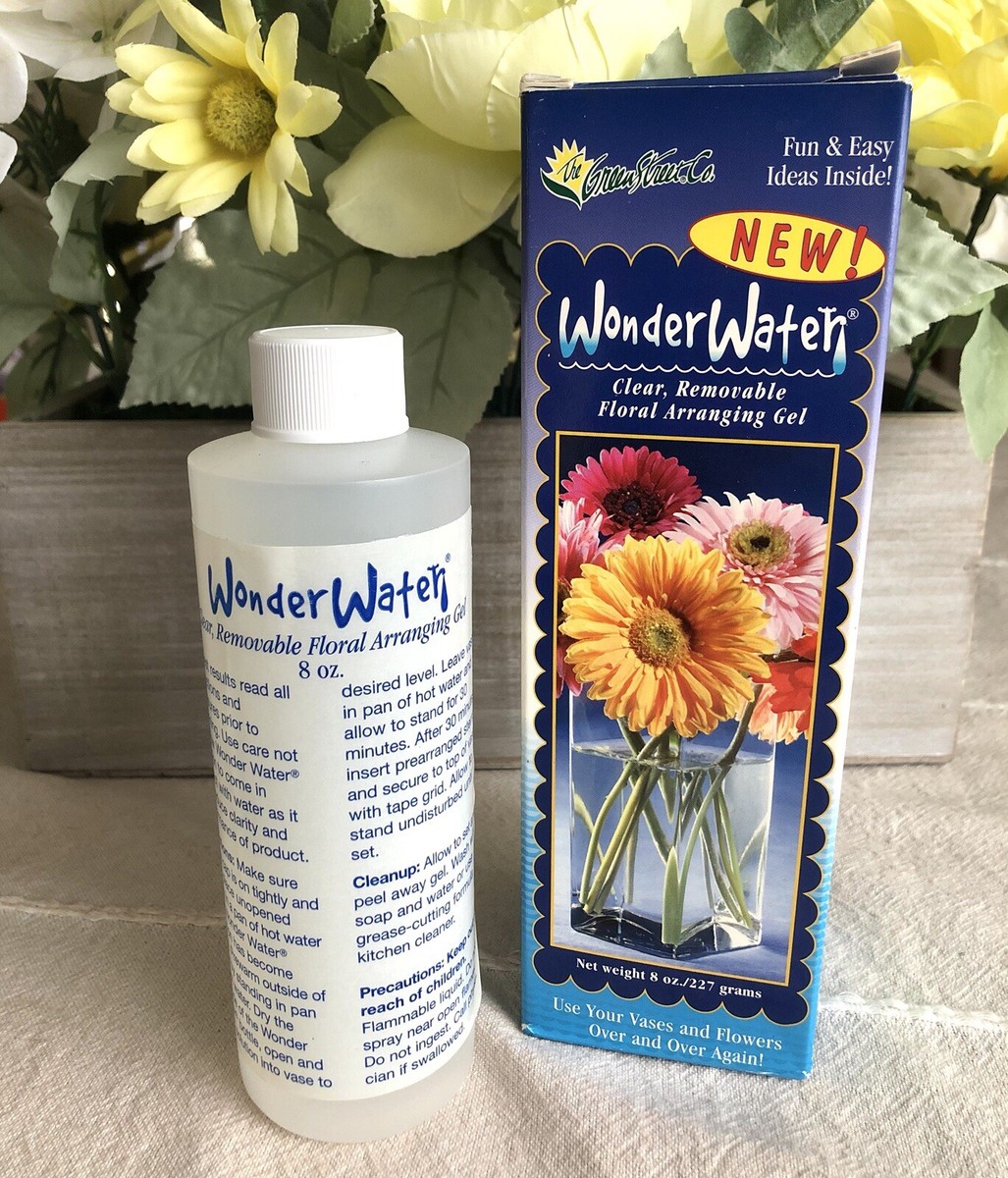 Wonder Water Floral Flower Arranging GEL 7oz Clear Removable 3